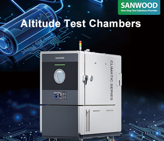 Camera di prova per test climatici con controllo della pressione
